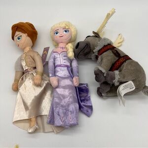 Disney Frozen Plush Doll Set - Elsa, Anna & Sven - Just Play